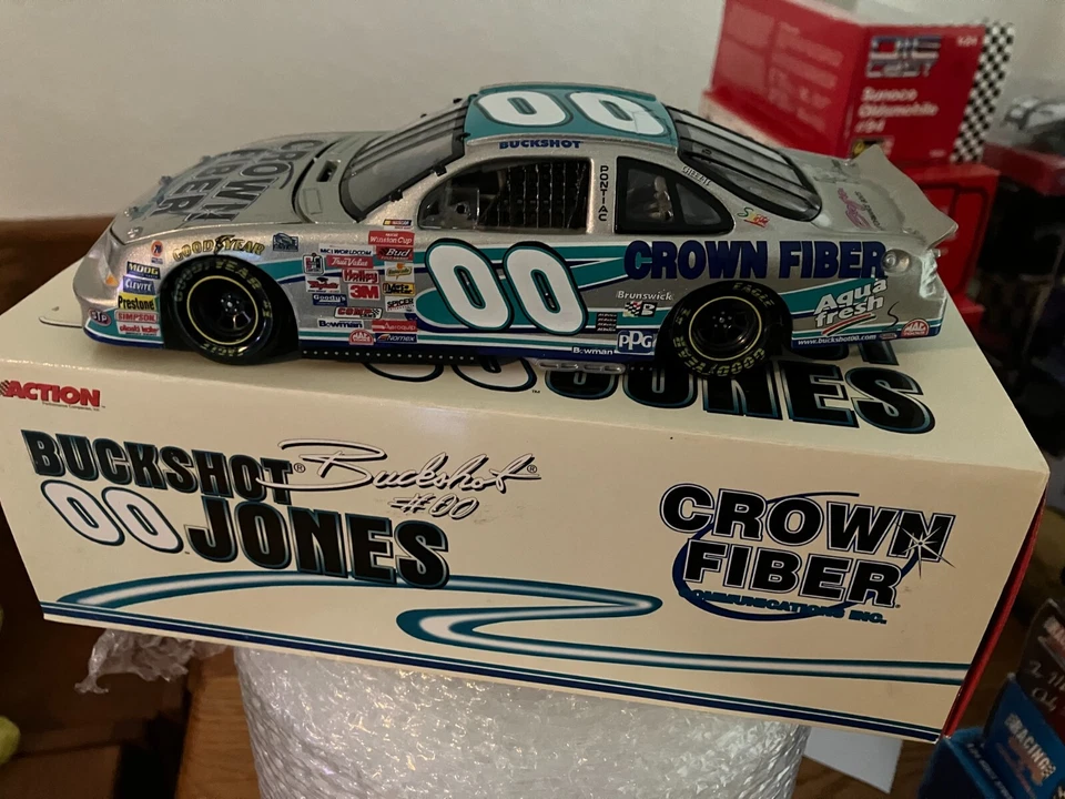 1999 #00 BUCKSHOT JONES 1/24 CROWN FIBER RCCA BANK - Image 1 of 1