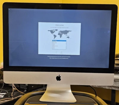 Apple iMac A1418 21.5" - ME086LL/A Core i5 2.7GHz, 1TB HDD, 8GB Ram - Image 1 of 2