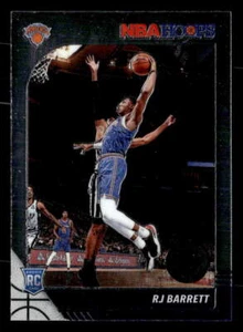 Tarjeta de novato RJ Barrett 2019 Hoops Premium stock plateada #201 de los New York Knicks - Imagen 1 de 2