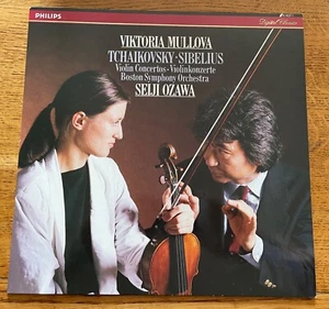 PHILIPS 416 821-1 -* Viktoria Mullova* Tchaikovsky, Sibelius  OZAWA N.MINT LP - Picture 1 of 8