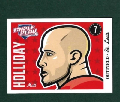2012 Panini Triple Play #78 Matt Holliday St. Louis Cardinals - Image 1 of 2