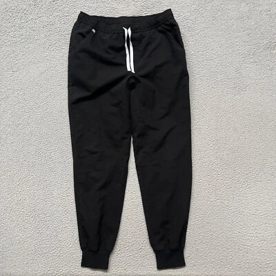 Figs Scrub Pants Womens L Black Zamora Joggers Nursing Medical Work Wear - Image 1 of 4