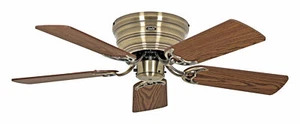 Ceiling Fan Without Light Flat Classic Flat 103 CM Brass Oak - Picture 1 of 3