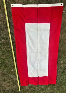 New Old Stock No Star Not Issued World War 2 Service Flag Rare Blank 59" x 31" - Picture 1 of 5