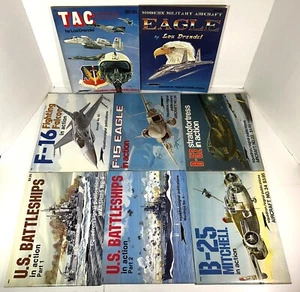 Set of 8 Squadron/Signal Publication 1975-1985 Illustrated Military Softcovers - Imagen 1 de 19