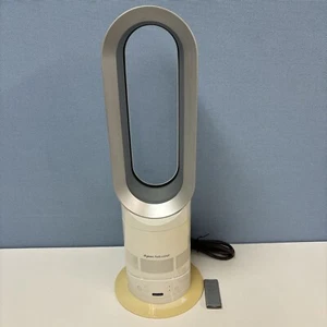 Multiplicador de aire caliente+frío Dyson, calentador de ventilador de enfoque a chorro blanco/gris AM04 con control remoto - Imagen 1 de 7