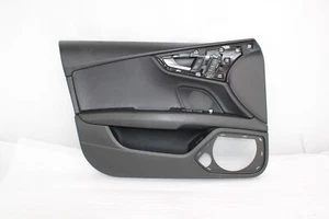 2012-2018 AUDI A7 QUATTRO FRONT LEFT DRIVER SIDE DOOR TRIM PANEL 13 13 14 OEM - Picture 1 of 12