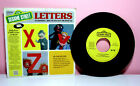 vintage 1976 Sesame Street Letters X Y Z record 45 tr/min CTW 99043 excellent état +