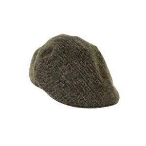 Heather Hats Exeter British Tweed Duckbill Cap Green Country Shooting ZH049 - Picture 1 of 1