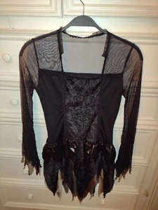 Unbranded Girlss Black Fallen Angel Fancy Dress, Wings & Halo Costume XL NEW - Picture 1 of 4