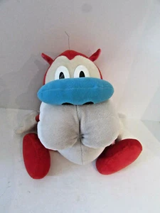 Ren and Stimpy- Nickelodeon 1992 STIMPY plush Large with repaired/sewn foot seam - Picture 1 of 12