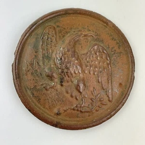 US Civil War Relic Burnside Eagle Eagle Breast Plate 6.3cm - Picture 1 of 6