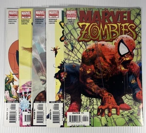 Marvel Zombies #1-5 Robert Kirkman Complete Set Arthur Suydam #1 Variant 2006 NM - Picture 1 of 14