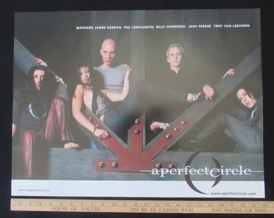 promo poster - A PERFECT CIRCLE - Mer de Noms - 24" x 18" - Maynard Keenan Tool - Image 1 of 4