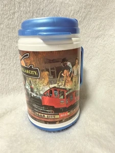 SILVER DOLLAR CITY 2008 GRANDFATHERED REFILLABLE PLASTIC MUG FRISCO TRAIN - Picture 1 of 9