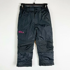 Weatherproof NWT Girl's Snowboard Ski Pants Black Size 5 / 6 - Picture 1 of 6