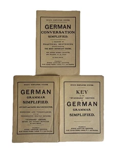 Hugos Sprachinstitut, Deutsche Konversation, Grammatik und Schlüssel vereinfacht - Bild 1 von 13