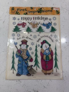 New Vtg First Impressions Press Rub On Transfers Provo Scrapbooking Christmas - Picture 1 of 5