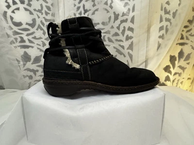 UGG Australia Cove Invierno Botines Mujer Talla 9 Azul Oscuro Cuero Botas 5136 Foto 1 de 4