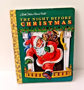 A LITTLE GOLDEN BOOK Classic, THE NIGHT BEFORE CHRISTMAS, HC 197 - Imagen 1 de 5