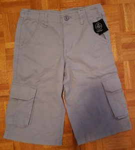 George Cargo Shorts Khaki Boys Pants Size 12 Cotton 13" Inseam NEW - Picture 1 of 4
