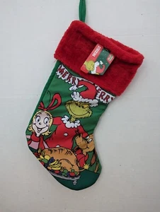 GRINCH 17" Christmas Stocking Merry Merry New With Tags 2023 Free Shipping - Picture 1 of 1