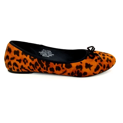 French Connection Mujer Diana Vegano Gamuza Ballet Zapatos Planos Leopardo 10 Nuevos Foto 1 de 4