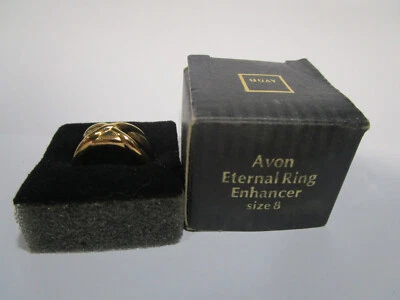 Avon вечный кольцо Enhancer размер 8 бижутерия 1996 - Изображение 1 из 2