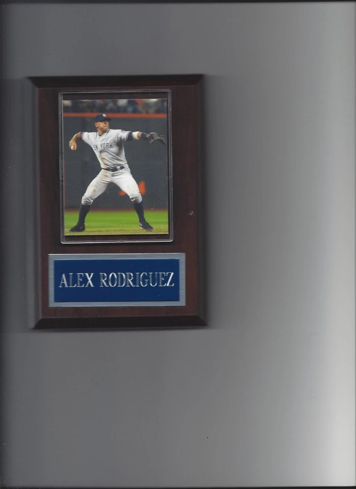 ALEX RODRIGUEZ PLAQUE BASEBALL NEW YORK YANKEES NY YANKS MLB - Image 1 of 1
