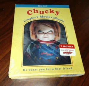 Chucky: The Complete 7-Movie Collection (Blu-ray) Lenticular Cover- NEW-Free S&H - Imagen 1 de 10