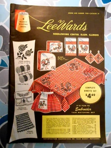 Leewards 1958 Spring Summer Art Needlework Hobbycraft Reference Catalog 24 - Picture 1 of 10