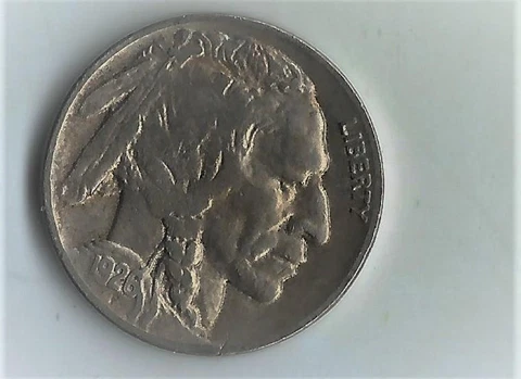 KEY DATE 1926 D BUFFALO NICKEL 3/4 HORN FULL DATE XF Cover