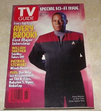 Vintage TV Guide 1994 January 15-21 - Avery Brooks on Cover / Star Trek DS9