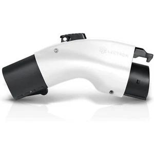 Adaptador de carga Tesla a J1772, vehículo eléctrico máximo 48A y 250V (blanco) - Imagen 1 de 7