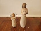 Willow Tree Demdaco Lot of  2, Angel of Mine& Sign for Love 