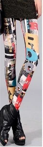 LEGGINGS YOGA DE IMPRESIÓN DIGITAL GRÁFICA - VENDEDOR DEL REINO UNIDO - TALLA 8 - 10 - Imagen 1 de 1