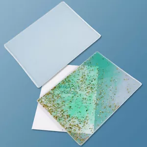 DIY Writing Board Table Mat Silicone Molds Crystal Epoxy Resin Casting Moulds US - Picture 1 of 6