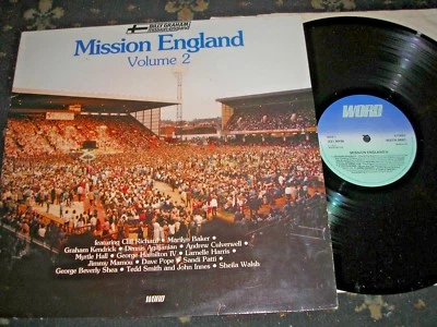BILLY GRAHAM MISSION ENGLAND VOLUME 2 LP CLIFF RICHARD GEORGE HAMILTON NEAR MINT Foto 1 de 4