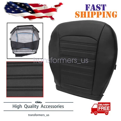 Capa de assento inferior perfurada para passageiros Ford Fusion 2013 2014 2015 2016 2017 - Imagem 1 de 4