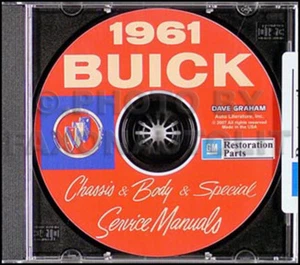 1961 Buick CD Tienda Manual Y Cuerpo Reparación 61 Lesabre Invicta Electra - Imagen 1 de 1