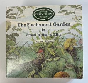 VINTAGE PORTMEIRION VERZAUBERTER GARTEN TELLER TASSE SET VERPACKT 1997 KINDER - Bild 1 von 14