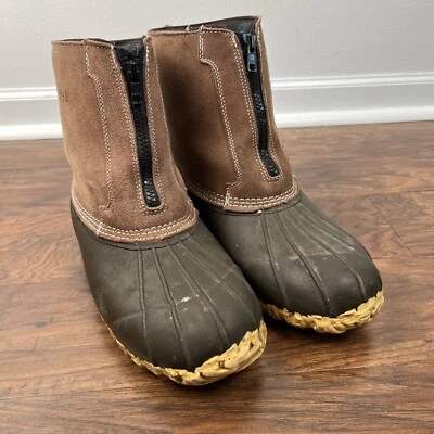 Botas RedHead Lubbock ll Serpiente Para Hombres 9 Marrón Tostado Tirar de la Cremallera Frontal Foto 1 de 4