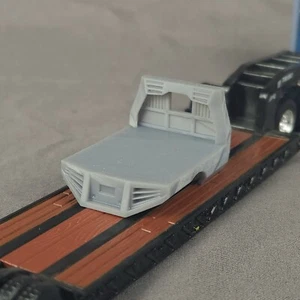 1:87 HO Scale 3D Printed SRW Flatbed V2 Custom Pickup Truck Body - Picture 1 of 1