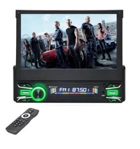 Autoradio schermo touch 7" 1 DinLCD alta definizione con Bluetooth stereo auto - Foto 1 di 8