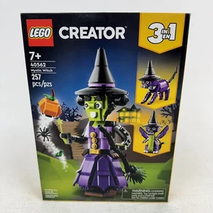 LEGO Creator 3 In 1 Mystic Witch Cat Dragon 40562 Retired Halloween New Sealed - Picture 1 of 6