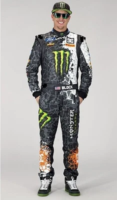 MARKENLOS Monster Fan Edition Kart Rennanzug Go Kart Racer - Digital Customized Printed