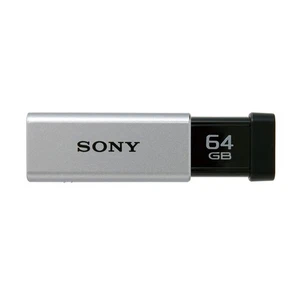 Sony (Sony) USB memory USB3.0 64GB Silver high-speed USM64GTS Flash Drive Japan - Picture 1 of 8