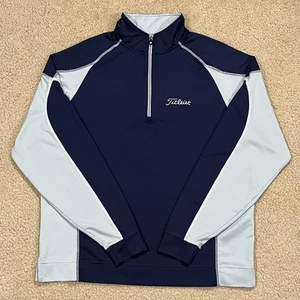 FJ FootJoy Titleist Herren blau 1/4 Zip Pullover Sweatshirt Größe Small - Bild 1 von 6