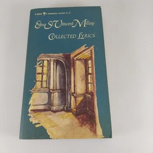 Edna St. Vincent Millay Collected Lyrics Harper & Row Perennial Classics 1969 PB - Imagen 1 de 12