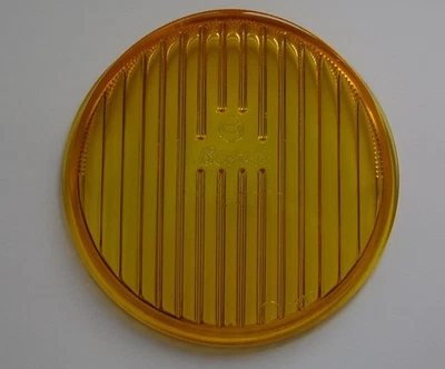 Echt-Glas gelb Nebelscheinwerfer Mercedes Ponton 190SL Bosch 130mm Porsche 356 - Bild 1 von 4